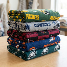 NFL Team Fleece Fabric - Pick Your Team - 60" Wide - Sold by The Yard