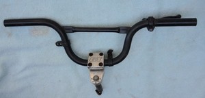 VINTAGE OLD SCHOOL BMX GT HANDLE BARS 21 1/4 inch ALUMINUM HUB PIECE PART REPAIR