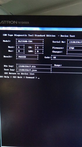 IBM 95P4400 TotalStorage 3580-L43 L4X LTO-4 LVD External Tape Drive 95P5011 - 第 21/24 張圖片