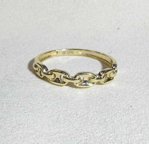 14K Yellow Gold Twisted Rope Stackable Ring
