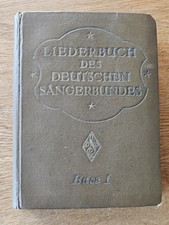 Liederbuch des deutschen Sängerbundes - Partitur Band I-III