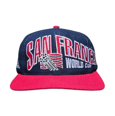 Vintage 1994 World Cup USA San Francisco Snapback Hat by Apex One NOS