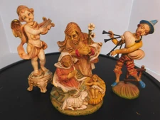 Fontanini Like 5" Scale Italian Figures Holy Family Musician & Angel