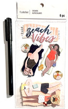Beach Vibes Stickers Scrapbooking Card Journal Planner Recollections