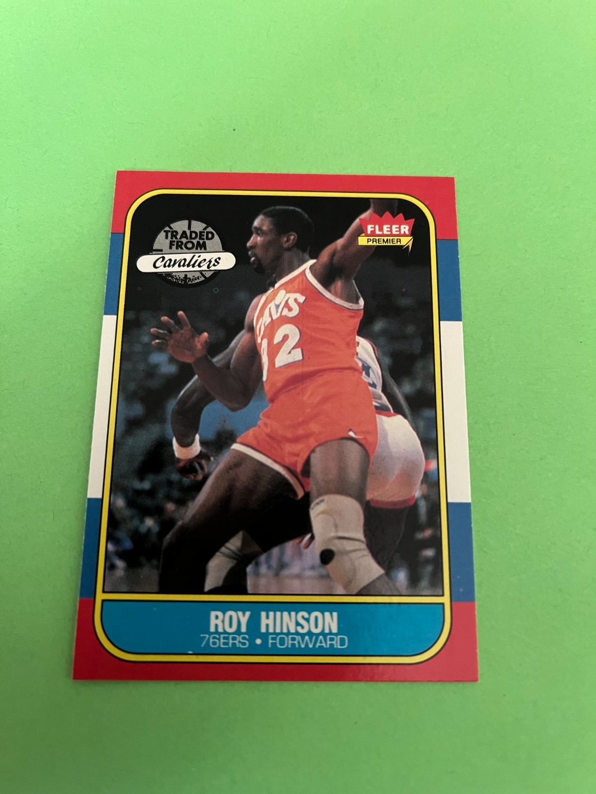 1986-87 Fleer Roy Hinson Card # 46 Philadelphia 76's