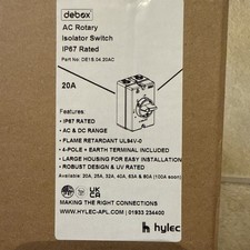 Brand New Hylec - 20A Rotary Isolator 4 Pole AC IP67 – DE1S.04.20AC