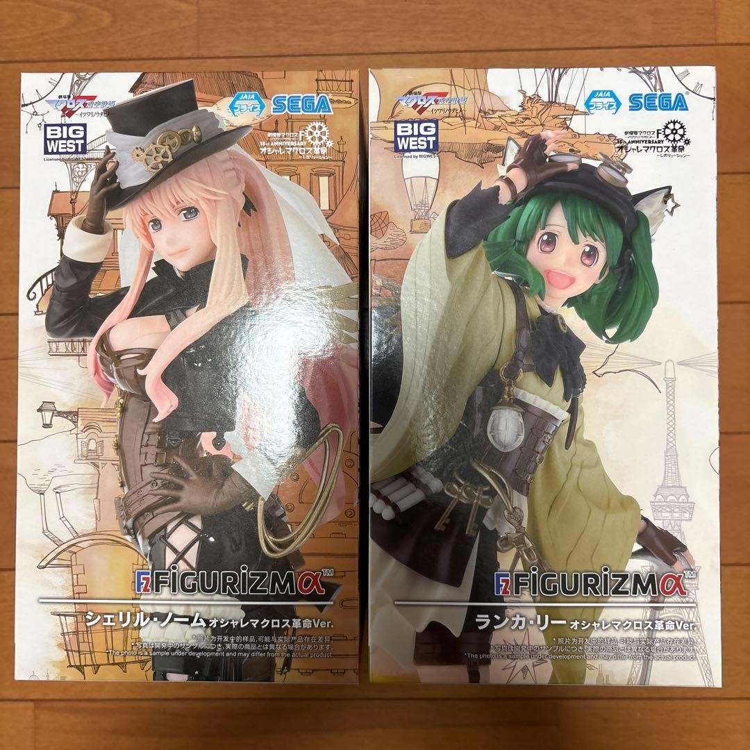 Macross F Figurizm α Ranka Lee & Sheryl Nome Figure Set of 2 SEGA Japan 2024