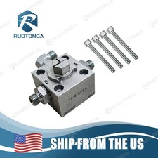 3-Way Hydraulic Changeover Valve with Bolts for Mini Excavator Thumb Attachment