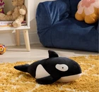 NWT Pillowfort Weighted Plush Orca Whale Throw Pillow Toy 3lbs Sensory NEW! HTF