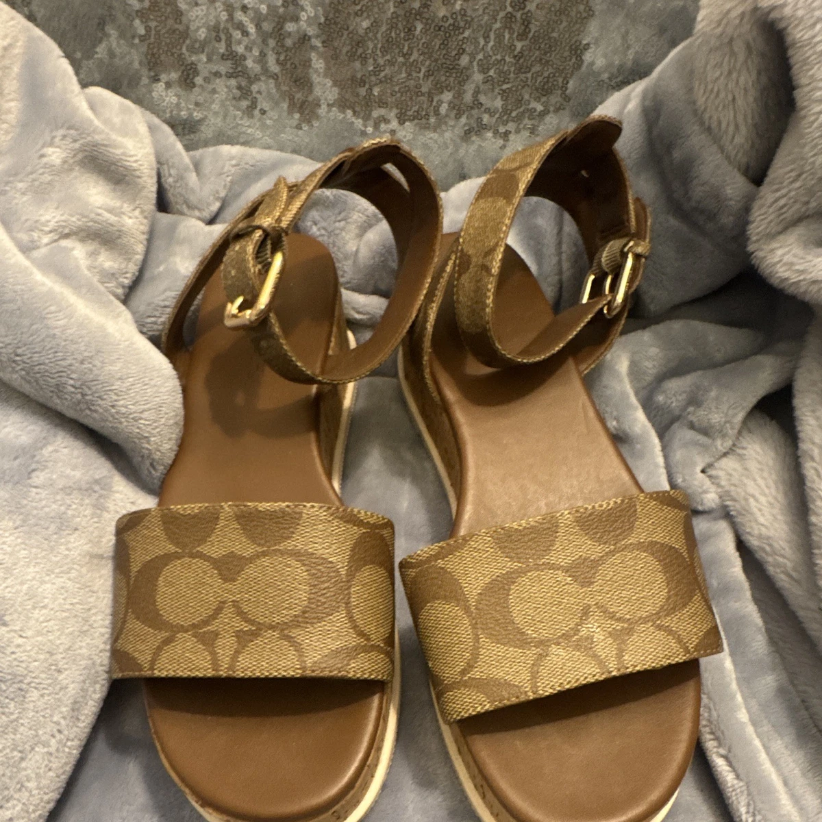 Coach Wedge Casual Sandals for Women for sale | eBay