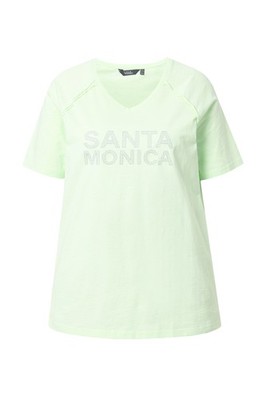 Ulla Popken Damen große Größen T Shirt Santa Monica A Linie V Ausschnitt