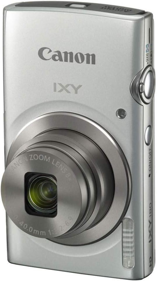 Canon IXY 180 / Powershot ELPH 180 Digital Camera 20.0 MP 8x Optical Zoom Silver