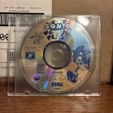 Sonic R (Sega Saturn, 1997) DISC ONLY! TESTED & WORKING! Minty Disc!