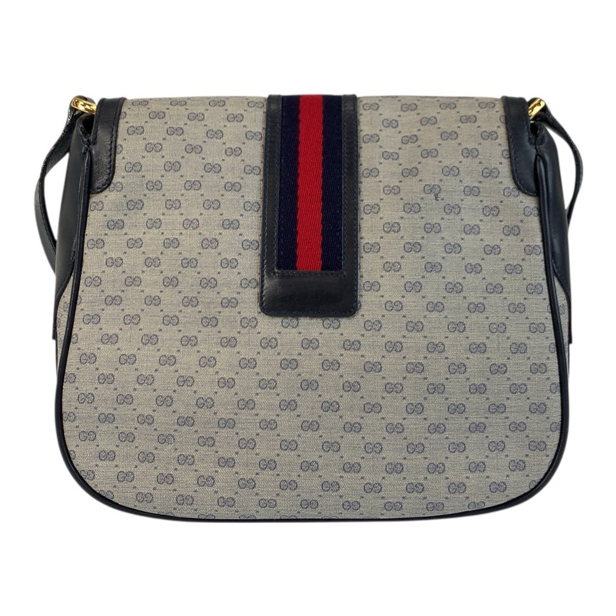 GUCCI Vintage Micro GG Sherry Line GG Supreme Canvas Shoulder Bag Pochette Women thumbnail 2