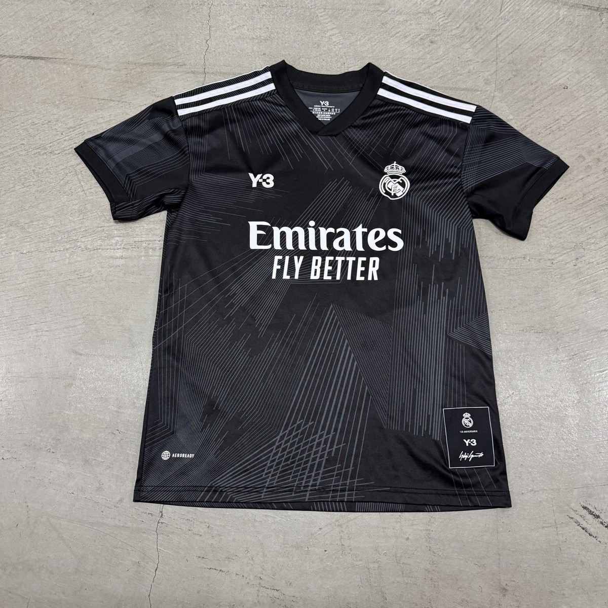 Real Madrid 120th Anniversary 2021-2022 Y-3 Adidas Authentic Black