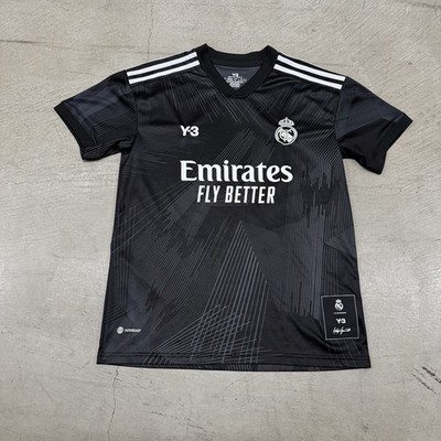 の*ー様 adidas Real Madrid 120周年記念シャツ Sサイズ Real Madrid 120th Anniversary 2021-2022 Y-3 Adidas Authentic Black