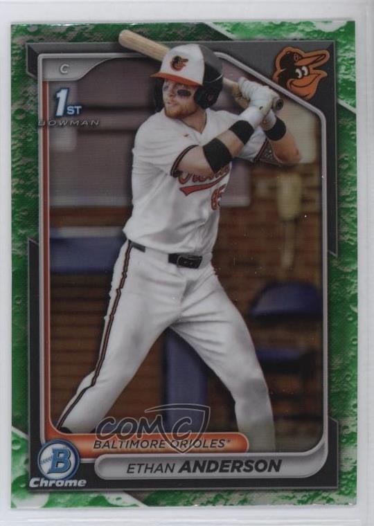 2024 Bowman Draft Chrome Lunar Glow Refractor Ethan Anderson #BDC-79 14md