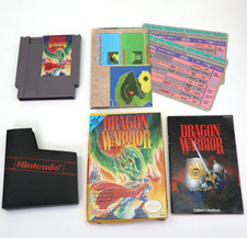 Dragon Warrior 1 (Nintendo NES) | Near Complete w/ Box, Manual, World Map, Cards