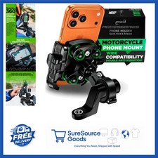 Cell Phone Holder for Motorcycle with Vibration Dampener Quick Release