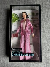 #1 STYLED BY CHRISELLE LIM BARBIE DOLL PINK PANT SUIT 2019 MATTEL GHL77 NRFB