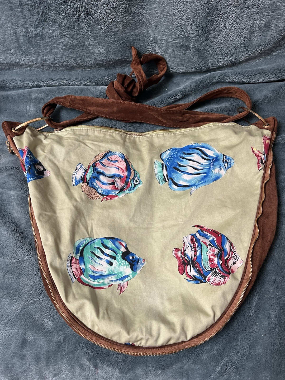 Borsa a tracolla donna borbonese vintage