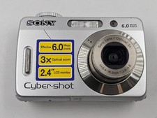 Sony Cyber-shot DSC-S500 6.0 MP Digital Camera Silver - Not Working
