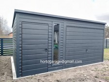 Hobbyraum Gartenbox CONTAINER Blechgarage Gartenhaus Laube Auto Motorrad Garagen