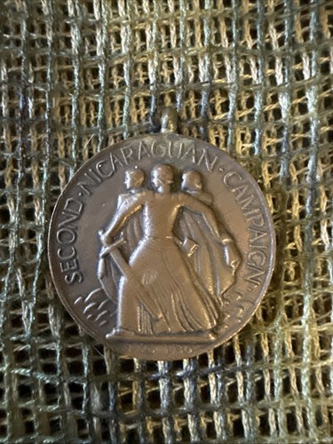 Pre WWII USMC Marine Corps 2nd Nicaragua Campaign Medal Restrike