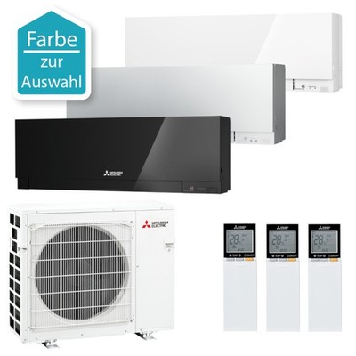 Mitsubishi Trio Multisplit Premium 3x 2,5 kW + MXZ-3F54VF - Farbe zur Auswahl