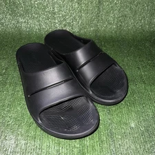 OOFOS Unisex Ooahh Sport Recovery Slides Sandals Size Men's 9/Women's 11 Black