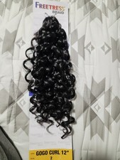 Freetress Pre-Looped Synthetic Curly Hair Extension 12" Color 2