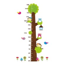 Height Growth Chart Wall Stickers for Children Exquisite Measurement