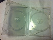 25 New 27mm Multi-4 Quad DVD Cases,Patented M-LOCK Hub, Super Clear, DB27-4B-FMN