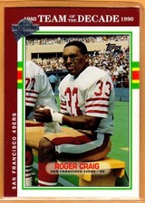 ROGER CRAIG-San Francisco 49ers/2005 Topps Fan Favorites Football Card