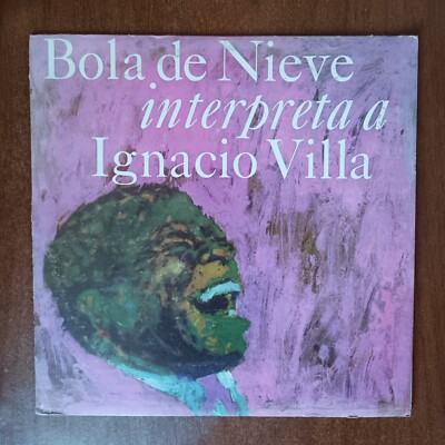 Bola De Nieve    Interpreta A Ignacio Villa [1977] Vinyl LP Latin Bolero BASF