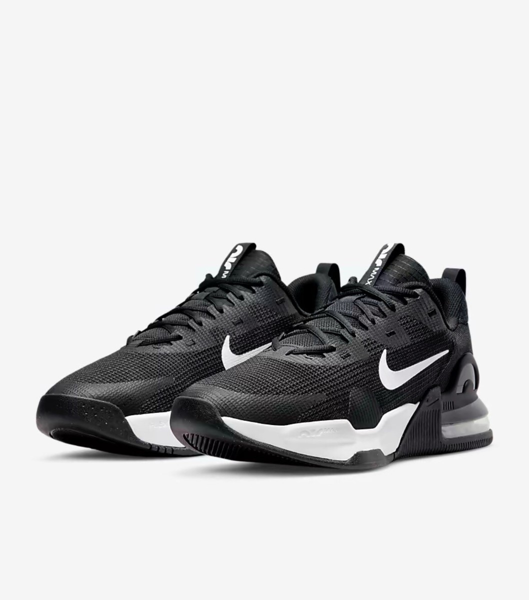 Size 10.5 - Nike Air Max Alpha Trainer 5 Low Black White | eBay