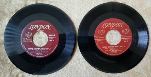 Louis Levy GEORGE GERSHWIN SUITE 2x 7" 45RPM Set, LONDON FFRR LGF 2, 40003 40004 - Picture 7 of 8