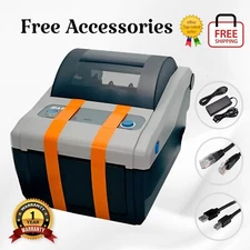 BUNDLE SATO CG412DT Direct Thermal Label Printer 300dpi USB LAN 🔥 1 YR WARRANTY