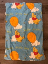 Vintage Winnie the Pooh Baby Toddler Blanket Quilt Comforter 27  x40  Bedspread