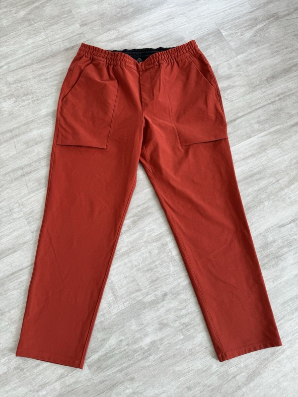 Men’s Lululemon Bowline Utilitech Pant 30” Aztec Brick Orange XL EEUC