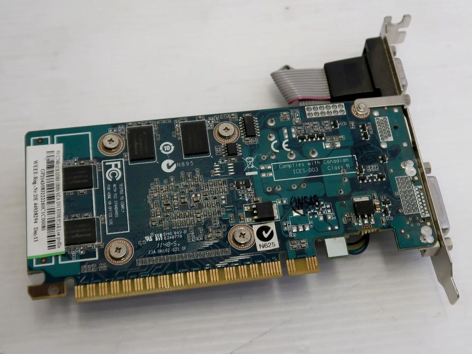 GeForce GT 430, 1GB DDR3, 128 BIT, DVI, HDMI, VGA, Manli 44938294 - WORKING - Image 3 of 4