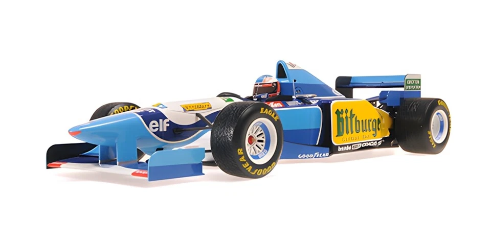 Minichamps 1:18 BENETTON B195 MICHAEL SCHUMACHER WIN JAPAN GP/RAIN TYRES WC 1995 - Immagine 2 di 4