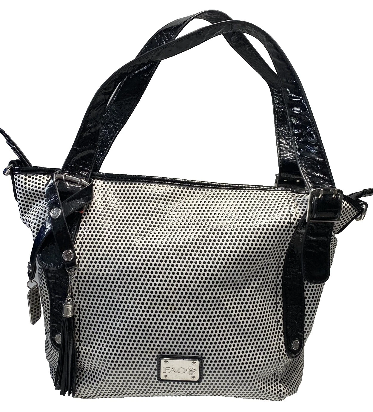 Bolsas de pañales grande de piel blanca