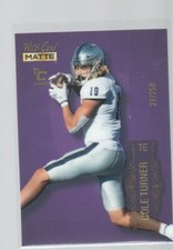 COLE TURNER 2022 WILD CARD MATTE PURPLE CARD #MB-21  /250