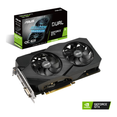 ASUS Dual GeForce GTX 1660 SUPER OC Edition 6GB GDDR6 EVO Graphic Card - NEW