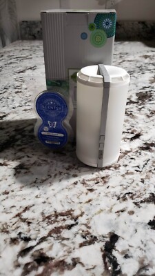 Scentsy Go System Silver W/ Ocean Breeze OR Prickley Pear & Aguave Pods Twin Pac