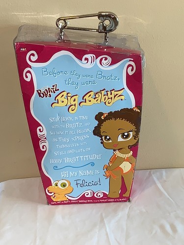 VINTG MGA BRATZ BIG BABYZ STYLE AFRICAN AMERICAN FELICIA GIRL SIZE 12" NEW BOX! - Picture 4 of 5
