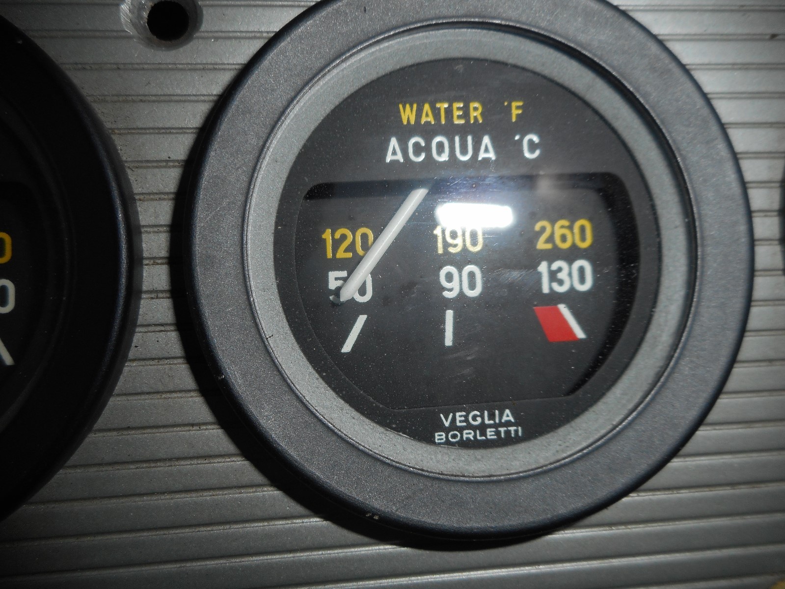 Ferrari 246 Dino 308 GT4 temperature gauge Veglia