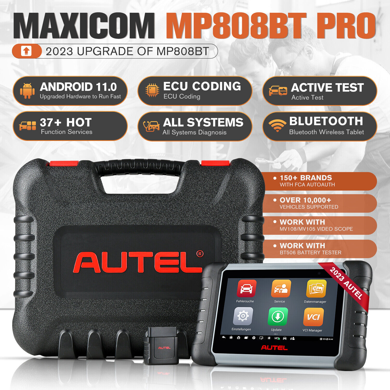 2023 Autel MaxiPro MP808BT PRO Diagnostic Scanner KEY Coding All System  gt;MS906 eBay