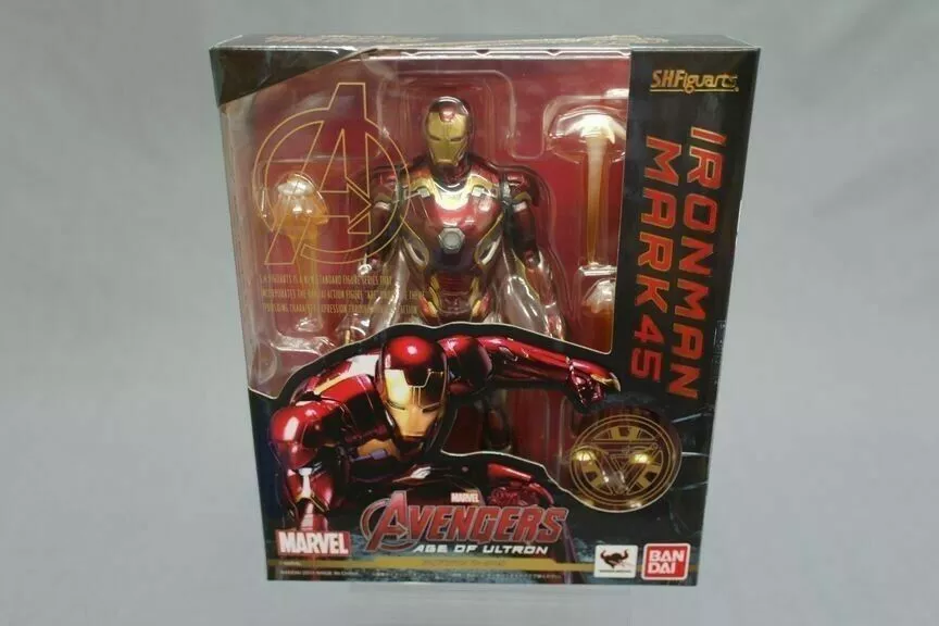 Iron Man The Avengers Age of Ultron S.H. Figuarts Iron Man Mark 45 Bandai Used-